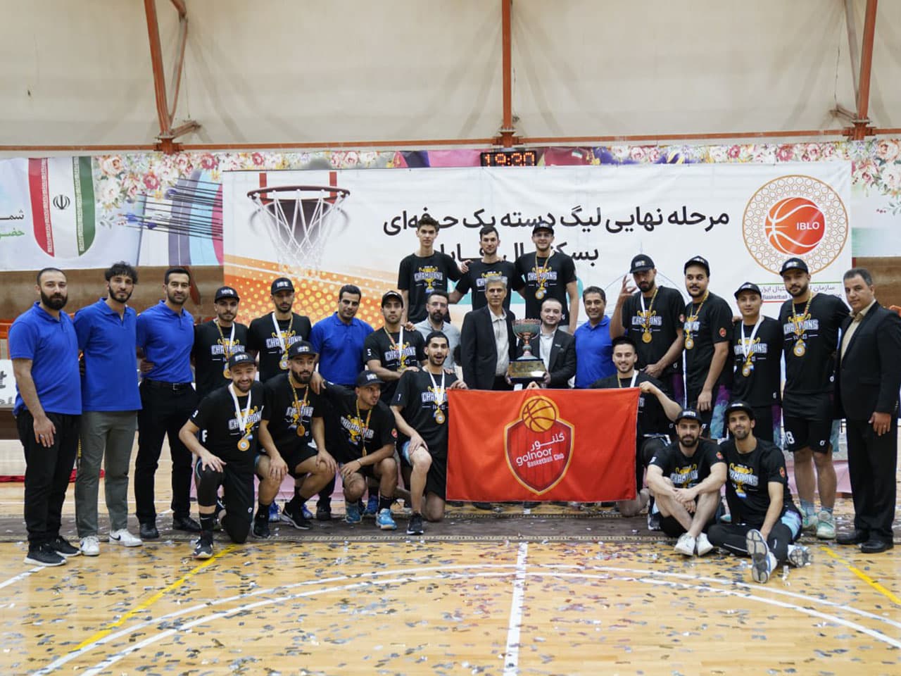 گلنور اصفهان قهرمان لیگ حرفه‌ای بسکتبال ایران شد